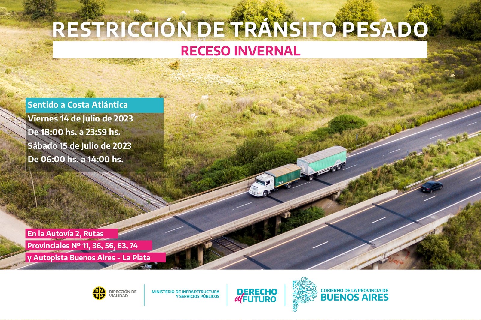 Atención: restricción para la circulación de camiones en rutas ...